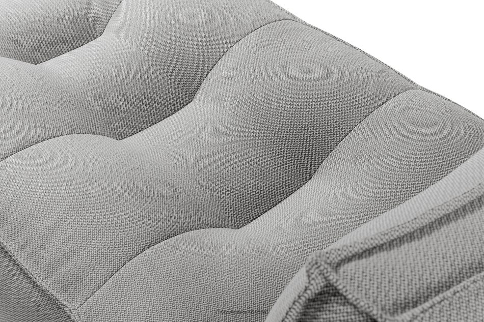 LOVIA Weiche Gartenliege aus gewebtem Outdoor-Stoff, 2-tlg., dunkelgrau/weiß dunkelgrau/weiß - Foto 7
