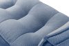 LOVIA Bequeme Gartenliege aus Outdoor-Gewebestoff 2-tlg. marineblau/weiß marineblau/weiß - Foto 8