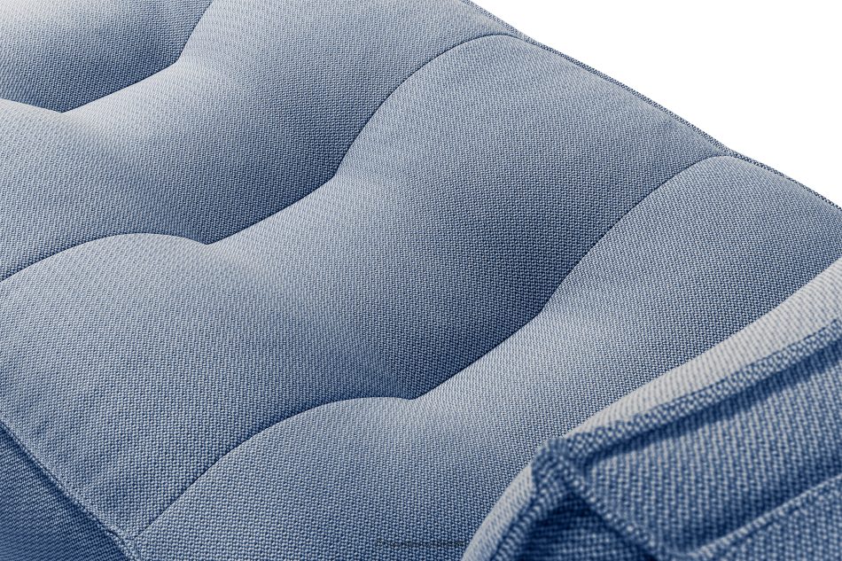 LOVIA Bequeme Gartenliege aus Outdoor-Gewebestoff 2-tlg. marineblau/weiß marineblau/weiß - Foto 7