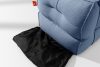 LOVIA Bequeme Gartenliege aus Outdoor-Gewebestoff 2-tlg. marineblau/weiß marineblau/weiß - Foto 12