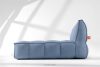 LOVIA Bequeme Gartenliege aus Outdoor-Gewebestoff 2-tlg. marineblau/weiß marineblau/weiß - Foto 20