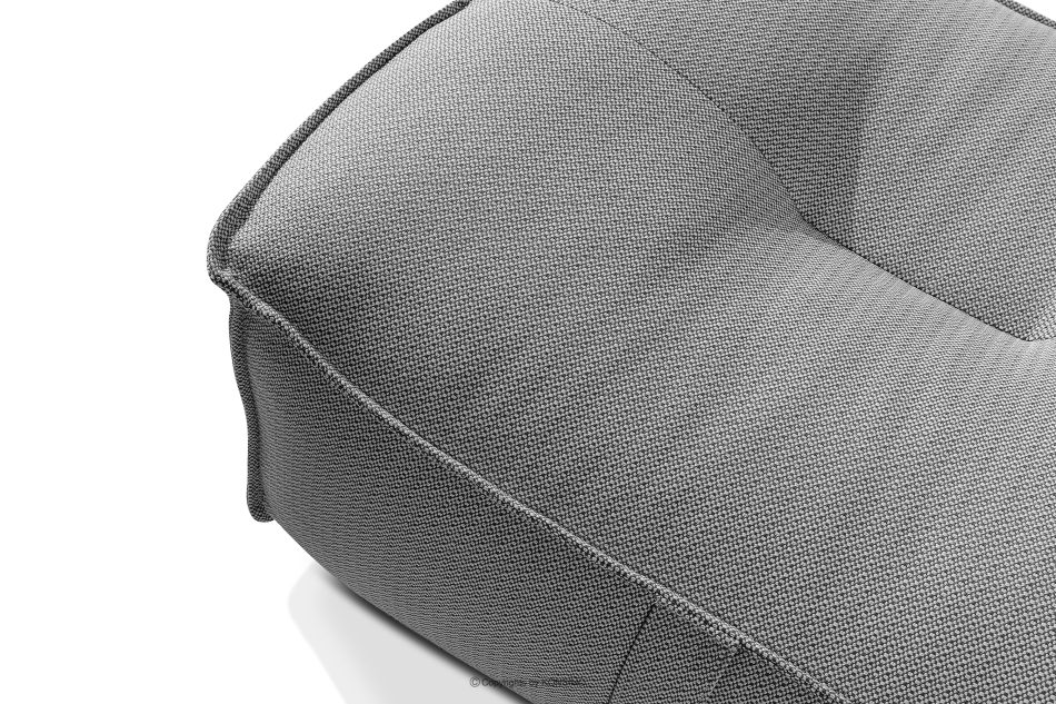 LOVIA Gartenmöbel-Set Sofa, Sessel, Sitzhocker aus Outdoor-Gewebestoff schwarz/weiß schwarz/weiß - Foto 17