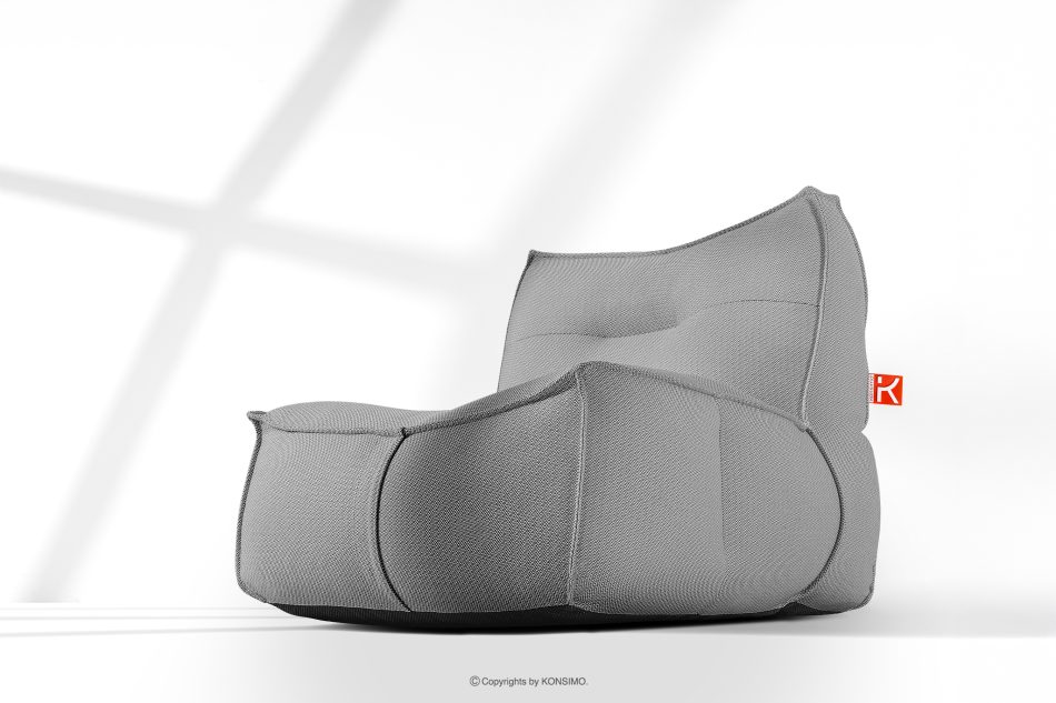 LOVIA Gartenmöbel-Set Sofa, Sessel, Sitzhocker aus Outdoor-Gewebestoff schwarz/weiß schwarz/weiß - Foto 31