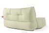 LOVIA Gartenmöbel-Set Sessel, Sofa und Sitzhocker aus Outdoor-Gewebestoff hellgrün/weiß hellgrün/weiß - Foto 26