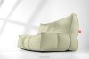 LOVIA Gartenmöbel-Set Sessel, Sofa und Sitzhocker aus Outdoor-Gewebestoff hellgrün/weiß hellgrün/weiß - Foto 34