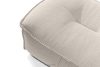LOVIA Gartenmöbel-Set Sessel, Sofa und Sitzhocker aus Outdoor-Gewebestoff dunkelbeige/weiß dunkelbeige/weiß - Foto 18