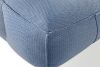LOVIA Gartenmöbel-Set Sofa, Sessel, Sitzhocker aus Outdoor-Gewebestoff marineblau/weiß marineblau/weiß - Foto 10