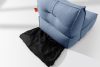 LOVIA Gartenmöbel-Set Sofa, Sessel, Sitzhocker aus Outdoor-Gewebestoff marineblau/weiß marineblau/weiß - Foto 12