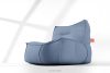 LOVIA Gartenmöbel-Set Sofa, Sessel, Sitzhocker aus Outdoor-Gewebestoff marineblau/weiß marineblau/weiß - Foto 32