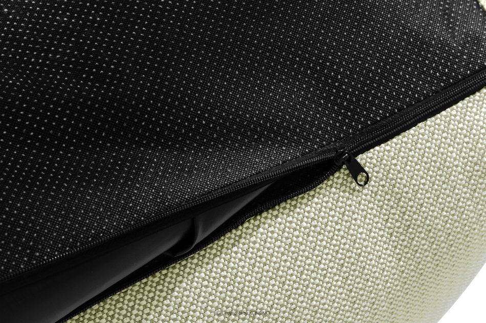 LOVIA Weiche Gartenmöbel aus Outdoor-Gewebestoff hellgrün/weiß hellgrün/weiß - Foto 20