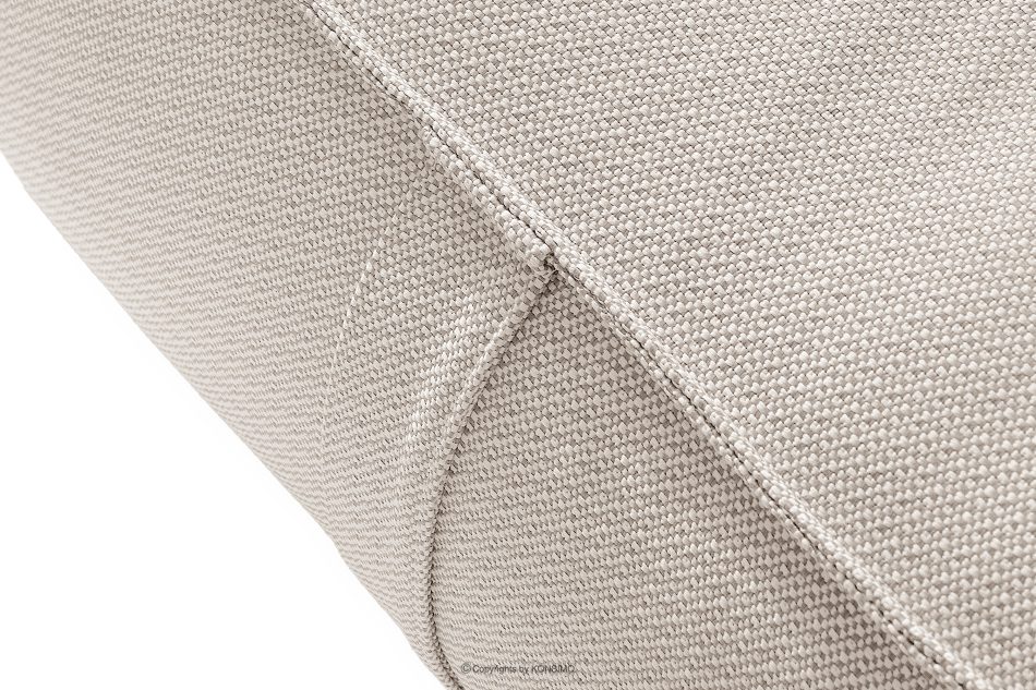 LOVIA Weiche Gartenmöbel aus Outdoor-Gewebestoff dunkelbeige/weiß dunkelbeige/weiß - Foto 18