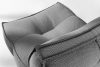 LOVIA Gartenmöbel Sofa Sessel Chaiselongue Sitzhocker Gewebestoff Outdoor schwarz/weiß schwarz/weiß - Foto 8