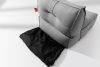 LOVIA Gartenmöbel Sofa Sessel Chaiselongue Sitzhocker Gewebestoff Outdoor schwarz/weiß schwarz/weiß - Foto 12