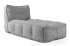 LOVIA Gartenmöbel Sofa Sessel Chaiselongue Sitzhocker Gewebestoff Outdoor schwarz/weiß schwarz/weiß - Foto 29