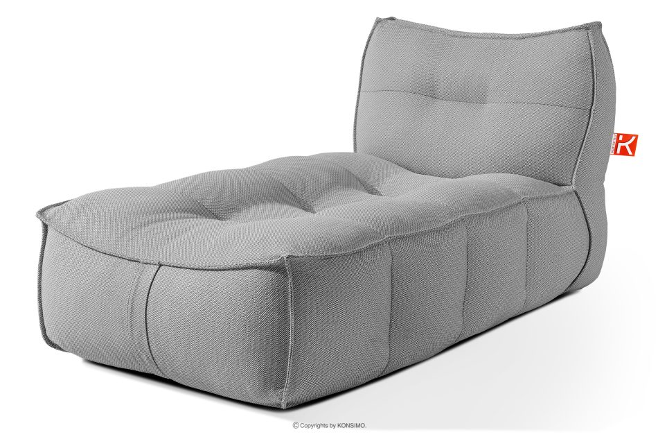 LOVIA Gartenmöbel Sofa Sessel Chaiselongue Sitzhocker Gewebestoff Outdoor schwarz/weiß schwarz/weiß - Foto 29