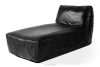 LOVIA Gartenmöbel Sofa Sessel Chaiselongue Sitzhocker Gewebestoff Outdoor schwarz/weiß schwarz/weiß - Foto 35