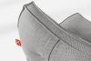 LOVIA Gartenmöbel-Set Sofa Sessel Chaiselongue Sitzhocker Gewebestoff Outdoor dunkelgrau/weiß dunkelgrau/weiß - Foto 7