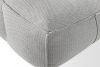 LOVIA Gartenmöbel-Set Sofa Sessel Chaiselongue Sitzhocker Gewebestoff Outdoor dunkelgrau/weiß dunkelgrau/weiß - Foto 10