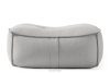LOVIA Gartenmöbel-Set Sofa Sessel Chaiselongue Sitzhocker Gewebestoff Outdoor dunkelgrau/weiß dunkelgrau/weiß - Foto 16