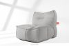 LOVIA Gartenmöbel-Set Sofa Sessel Chaiselongue Sitzhocker Gewebestoff Outdoor dunkelgrau/weiß dunkelgrau/weiß - Foto 36