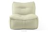 LOVIA Gartenmöbel-Set Sofa Sessel Chaiselongue Sitzhocker Gewebestoff Outdoor hellgrün/weiß hellgrün/weiß - Foto 3
