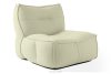LOVIA Gartenmöbel-Set Sofa Sessel Chaiselongue Sitzhocker Gewebestoff Outdoor hellgrün/weiß hellgrün/weiß - Foto 4