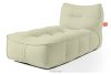 LOVIA Gartenmöbel-Set Sofa Sessel Chaiselongue Sitzhocker Gewebestoff Outdoor hellgrün/weiß hellgrün/weiß - Foto 30