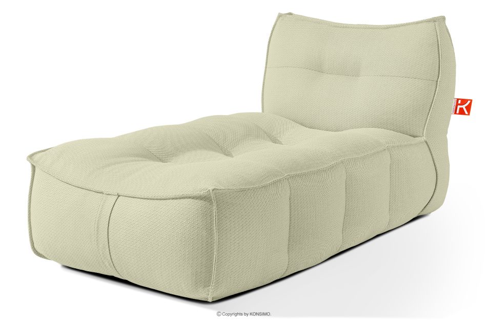LOVIA Gartenmöbel-Set Sofa Sessel Chaiselongue Sitzhocker Gewebestoff Outdoor hellgrün/weiß hellgrün/weiß - Foto 29