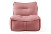 LOVIA Gartenmöbel Sofa Sessel Chaiselongue Sitzhocker Gewebestoff Outdoor rot/weiß rot/weiß - Foto 3