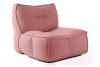 LOVIA Gartenmöbel Sofa Sessel Chaiselongue Sitzhocker Gewebestoff Outdoor rot/weiß rot/weiß - Foto 4