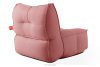 LOVIA Gartenmöbel Sofa Sessel Chaiselongue Sitzhocker Gewebestoff Outdoor rot/weiß rot/weiß - Foto 6