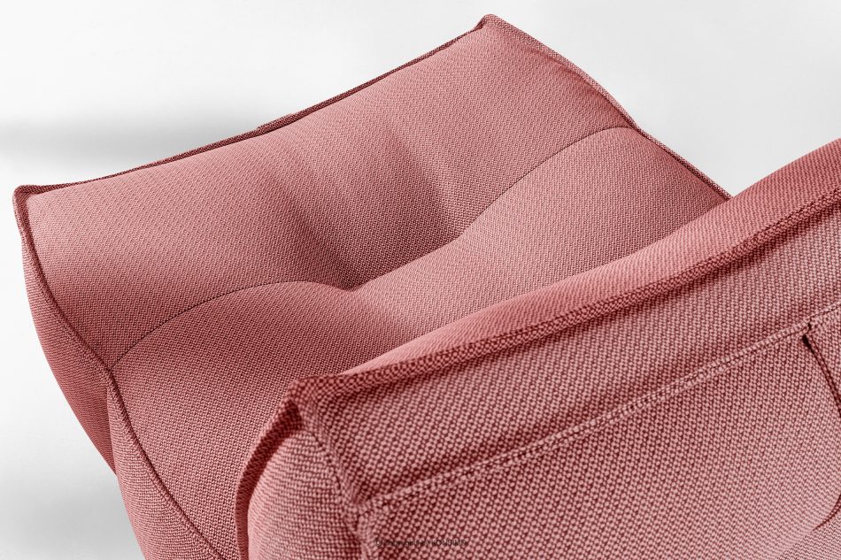 LOVIA Gartenmöbel Sofa Sessel Chaiselongue Sitzhocker Gewebestoff Outdoor rot/weiß rot/weiß - Foto 7