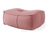 LOVIA Gartenmöbel Sofa Sessel Chaiselongue Sitzhocker Gewebestoff Outdoor rot/weiß rot/weiß - Foto 17