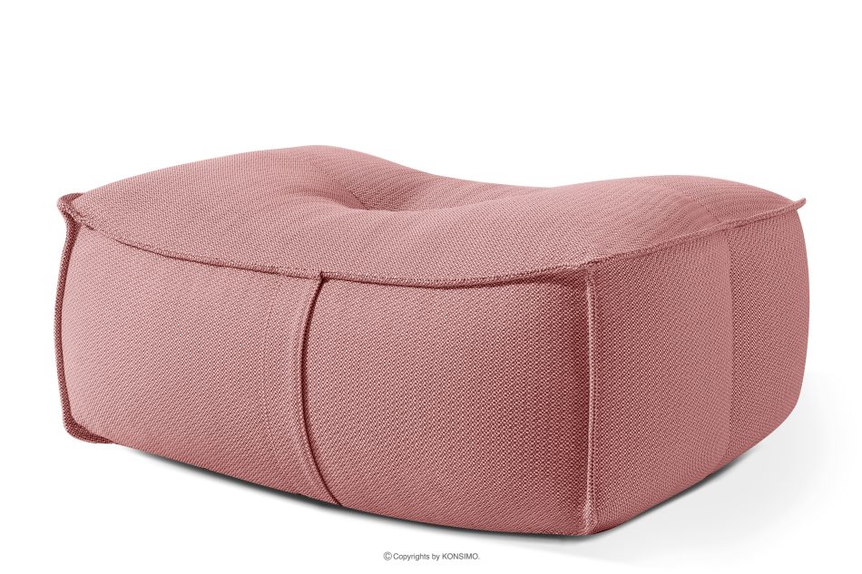 LOVIA Gartenmöbel Sofa Sessel Chaiselongue Sitzhocker Gewebestoff Outdoor rot/weiß rot/weiß - Foto 16