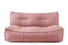 LOVIA Gartenmöbel Sofa Sessel Chaiselongue Sitzhocker Gewebestoff Outdoor rot/weiß rot/weiß - Foto 23