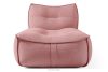 LOVIA Gartenmöbel Sofa Sessel Chaiselongue Sitzhocker Gewebestoff Outdoor rot/weiß rot/weiß - Foto 28