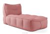 LOVIA Gartenmöbel Sofa Sessel Chaiselongue Sitzhocker Gewebestoff Outdoor rot/weiß rot/weiß - Foto 29