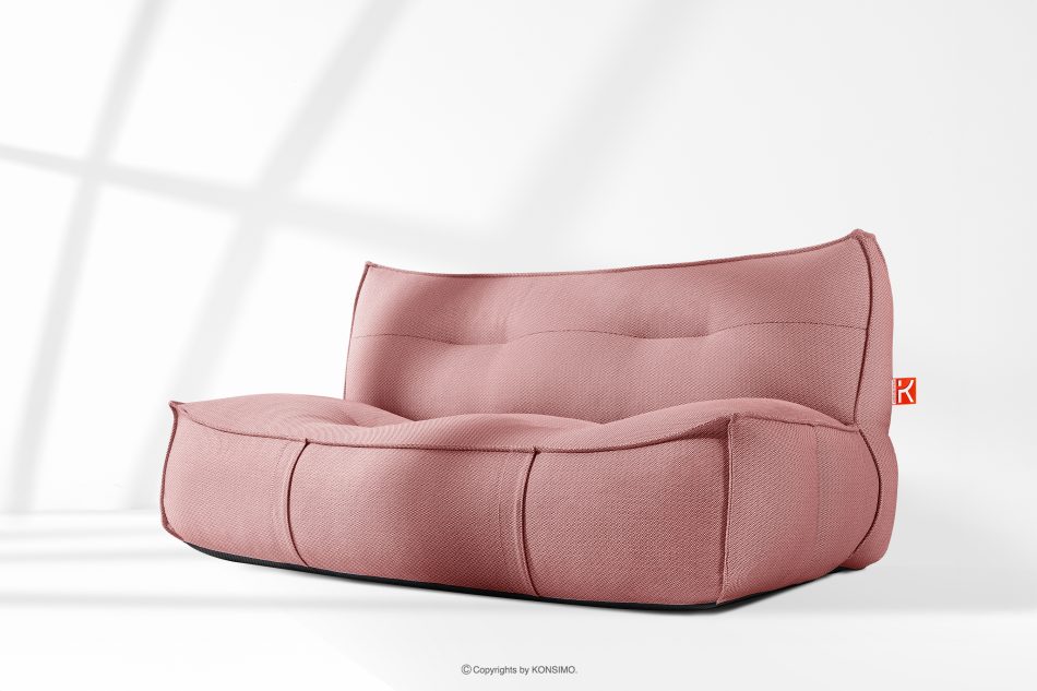 LOVIA Gartenmöbel Sofa Sessel Chaiselongue Sitzhocker Gewebestoff Outdoor rot/weiß rot/weiß - Foto 40