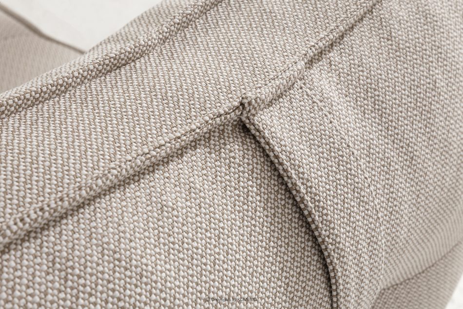 LOVIA Gartenmöbel-Set Sofa Sessel Chaiselongue Sitzhocker Gewebestoff Outdoor dunkelbeige/weiß dunkelbeige/weiß - Foto 8