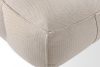 LOVIA Gartenmöbel-Set Sofa Sessel Chaiselongue Sitzhocker Gewebestoff Outdoor dunkelbeige/weiß dunkelbeige/weiß - Foto 10