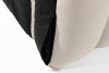 LOVIA Gartenmöbel-Set Sofa Sessel Chaiselongue Sitzhocker Gewebestoff Outdoor dunkelbeige/weiß dunkelbeige/weiß - Foto 11