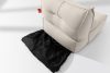 LOVIA Gartenmöbel-Set Sofa Sessel Chaiselongue Sitzhocker Gewebestoff Outdoor dunkelbeige/weiß dunkelbeige/weiß - Foto 12