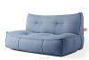 LOVIA Gartenmöbel Sofa Sessel Chaiselongue Sitzhocker Gewebestoff Outdoor marineblau/weiß marineblau/weiß - Foto 25