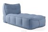 LOVIA Gartenmöbel Sofa Sessel Chaiselongue Sitzhocker Gewebestoff Outdoor marineblau/weiß marineblau/weiß - Foto 29