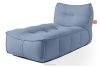 LOVIA Gartenmöbel Sofa Sessel Chaiselongue Sitzhocker Gewebestoff Outdoor marineblau/weiß marineblau/weiß - Foto 30