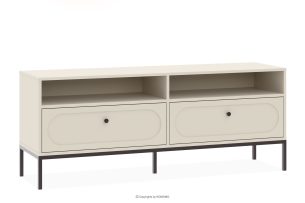 TILA, https://konsimo.de/kollektion/tila/ Cremefarbener TV-Schrank auf Beinen cremefarben - Foto