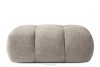 Sitzhocker aus Bouclé-Stoff in Grau