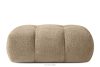 Sitzhocker aus Bouclé-Stoff in Beige