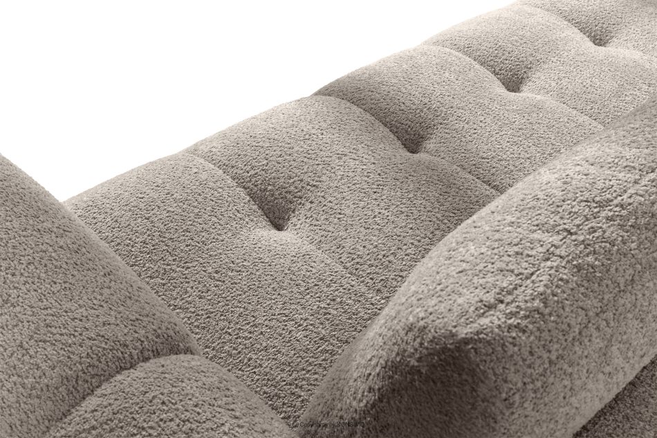 LIRA Dreisitziges Sofa aus Bouclé-Stoff in Grau grau - Foto 10