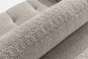 LIRA Dreisitziges Sofa aus Bouclé-Stoff in Grau grau - Foto 13